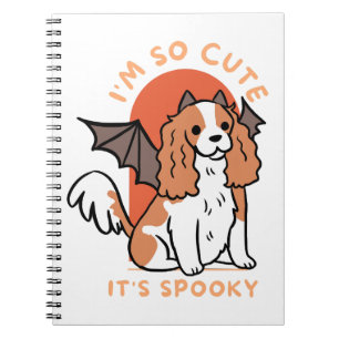 I Am So Cute It Is Spooky Cute Halloween Dog  Notebook