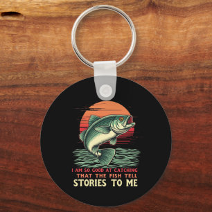 I Am So Good at Catching Fish Key Ring
