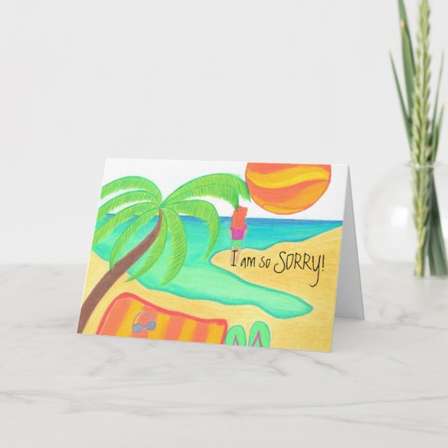 I am so SORRY! Card (Front)