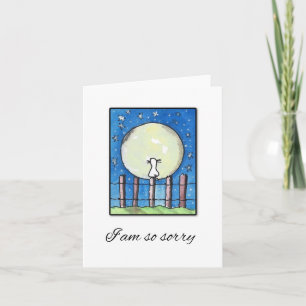 I Am So Sorry, Cat Sympathy Card