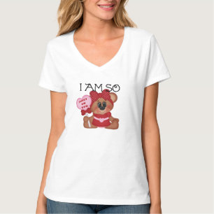 I am so Sweet on You Girl Bear Valentine t-shirt
