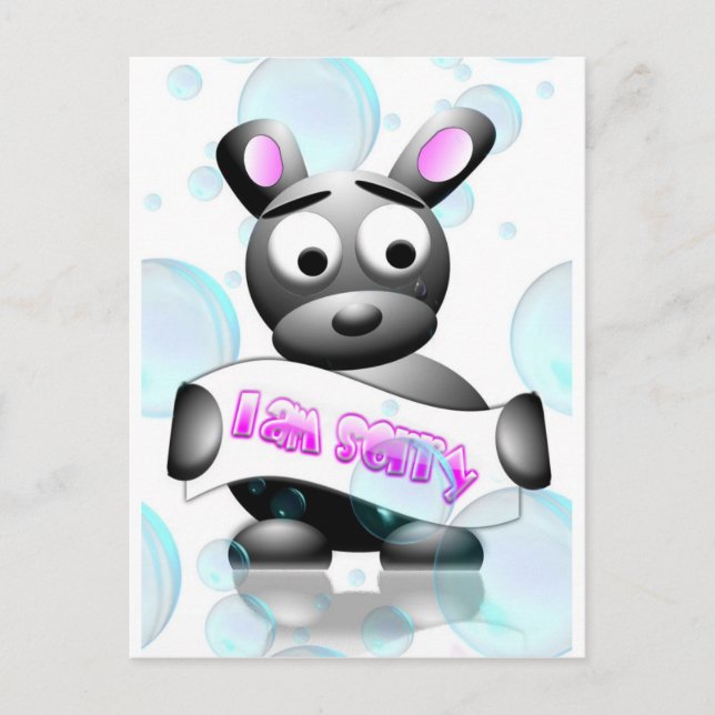 I Am Sorry Postcard (Front)