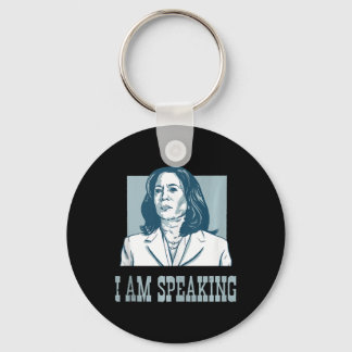 I Am Speaking Harris Wheimer Presidential Election Key Ring