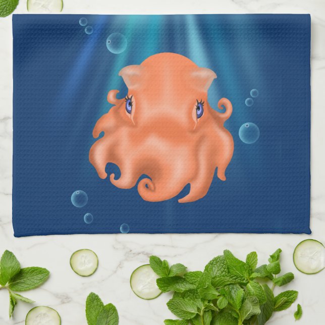 I am Squishy Tea Towel (Folded)