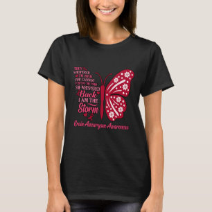 I Am Storm Brain Aneurysm Awareness Month Support T-Shirt