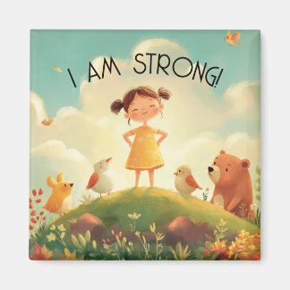 I Am Strong - Girls Empowerment Magnet