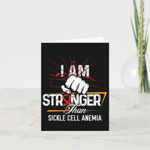 I Am Stronger- Sickle Cell Anaemia Awareness Suppo Card