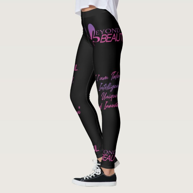 I am Talented, Intelligent, Unique and Innovative! Leggings (Left)