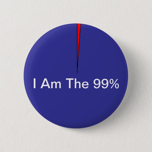 I Am The 99% Button (Front)