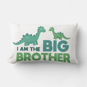 I am the big brother boy dinosaur brother lumbar cushion