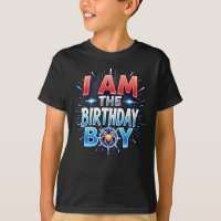 I Am The Birthday Boy Shirt–Fun Spider Web Design