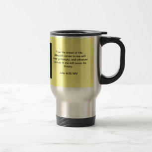 I Am The Bread Of Life Travel Mug