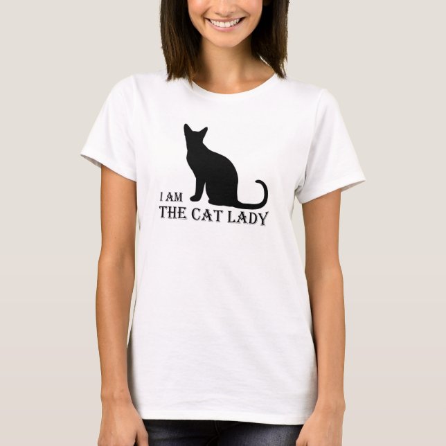 I Am the Cat Lady Womens TShirt (Front)