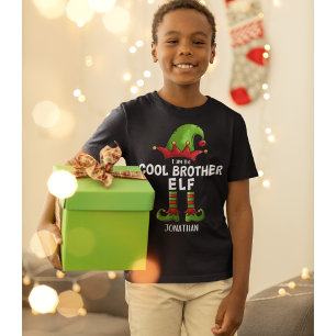 I am The Cool Brother Elf Funny Elf T-Shirt