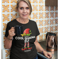I am The Cool Grandma Elf Funny Elf