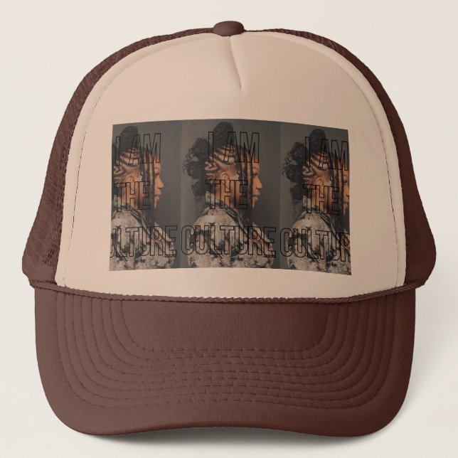 I am the Culture trucker hat (Front)
