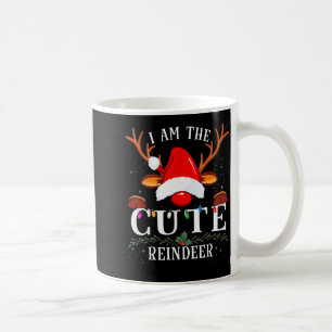 I Am The Cute Reindeer Christmas Family Coffee Mug