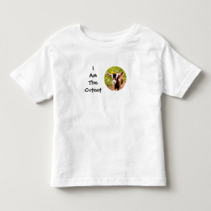 I Am The Cutest Kid (photo of baby goat) Toddler T-Shirt