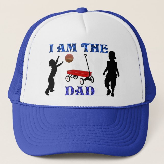 I AM THE DAD TRUCKER HAT (Front)