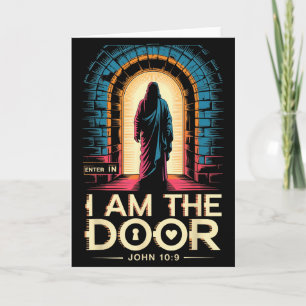 I Am The Door Christian Streetwear Aesthetic Jesus Card