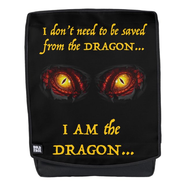 I Am the Dragon Backpack (Front)