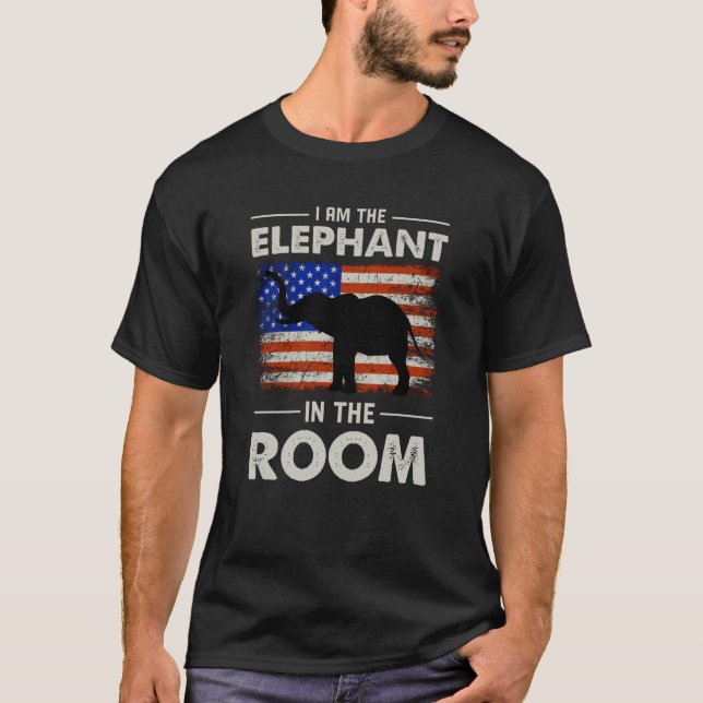 I Am The Elephant In The Room Gift T-Shirt (Front)