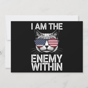 I Am The Enemy Within Kamala Harris 2024  Invitation