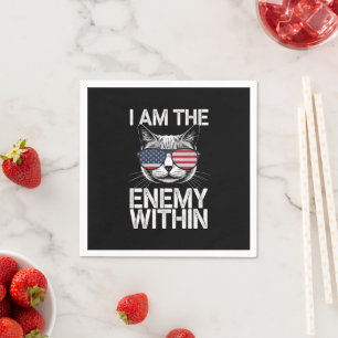 I Am The Enemy Within Kamala Harris 2024 Napkin