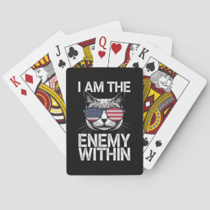 I Am The Enemy Within Kamala Harris 2024 Playing Cards