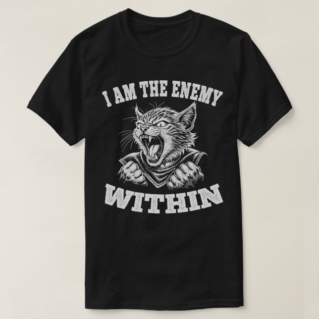 i am the enemy within Kamala harris T-Shirt (Design Front)
