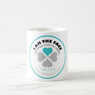 I AM THE FACE Blue Coffee Mug