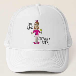 I am the Flower Girl Trucker Hat
