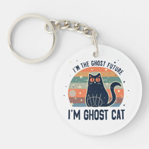 I AM THE GHOST FUTURE, GHOST CAT  KEY RING
