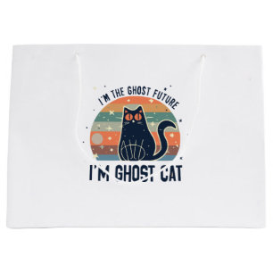 I AM THE GHOST FUTURE, GHOST CAT LARGE GIFT BAG