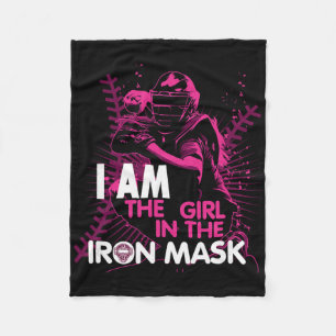 I Am The Girl In The Iron Mask Softll Catcher  Fleece Blanket