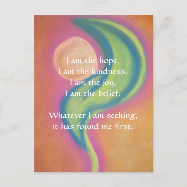 I am the hope postcard (Front)