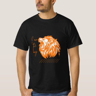 I am the king lion t-shirt