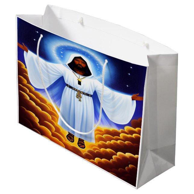 I Am The Light Christian Gift Bag (Back Angled)