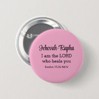 I am the Lord Who Heals You Bible Verse Light Pink