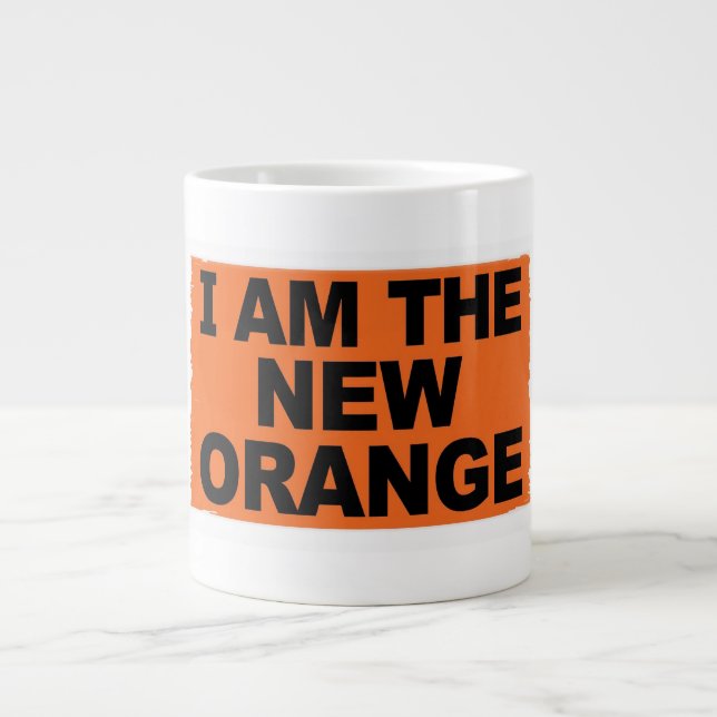 I am The New Orange Large Coffee Mug (Front)