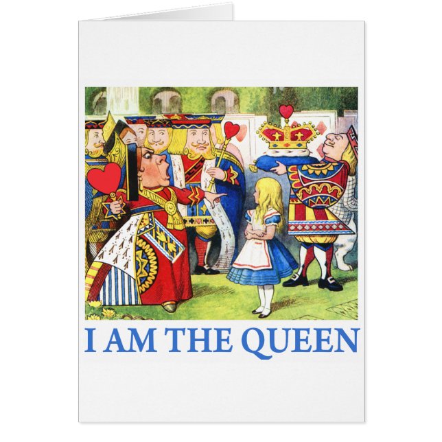 I AM THE QUEEN OF WONDERLAND (Front)