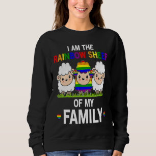 I Am The Rainbow Sheep Of My Family  Pride LGBT Fl Sweatshirt