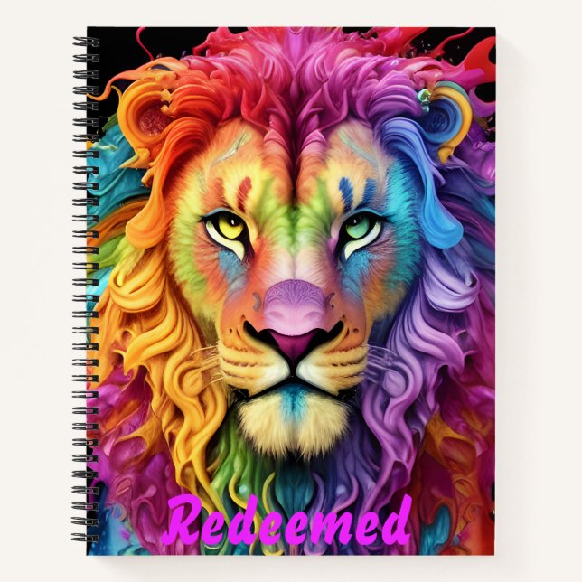 I am the Redeemed Lion of Judah Notebook (Front)