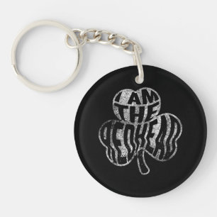 I Am The Redhead Shirt St Patricks Day T-Shirt Key Ring