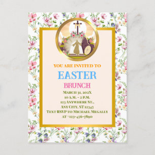 I am the resurrection and the life postcard