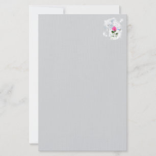 I Am The Resurrection Grey Stationery