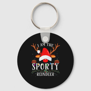 I Am The Srty Reindeer Christmas Family  Key Ring