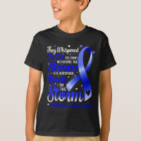 I Am The Storm Alopecia Awareness Blue Ribbon