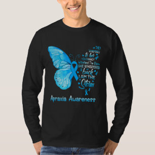 I Am The Storm Apraxia Awareness Butterfly T-Shirt