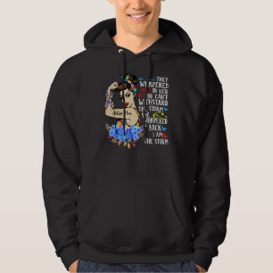 I Am The Storm Autism Mum Awareness Puzzle Piece R Hoodie